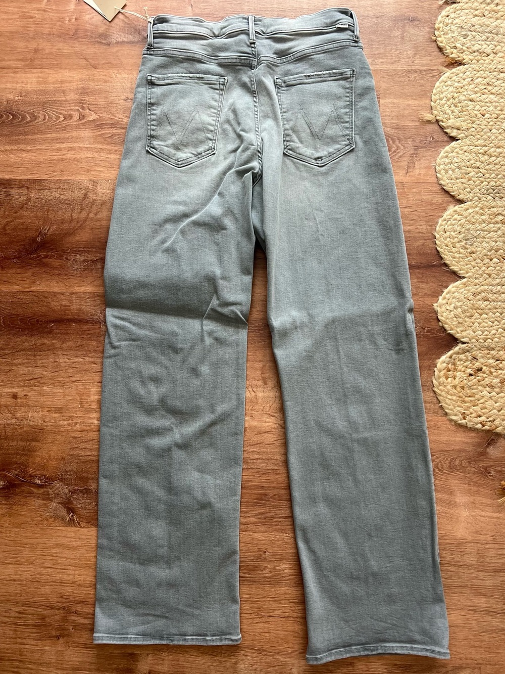 MOTHER The Lasso Heel Jeans Size 34 NWT RT $278 Barely There